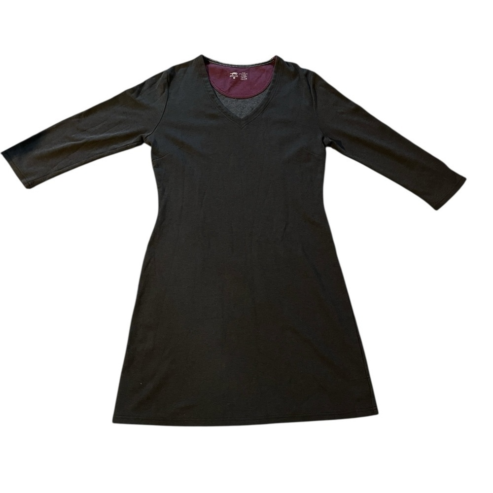 Horny Toad charcoal Long Sleeve Dress Size Medium
